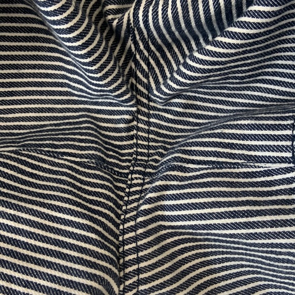 🌷VANS High Rise Navy Blue And White Striped Shorts Size 26 - Picture 10 of 10